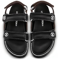 (W) Sandal Kenyamanan Louis Vuitton Paseo 'Black Magic Tape' Hitam 1AB0XT Shop (W) Sandal Kenyamanan Louis Vuitton Paseo 'Black Magic Tape' Hitam 1AB0XT