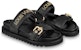 (W) Sandal Louis Vuitton Paseo Comfort 'Hitam Emas' 1AAB6F