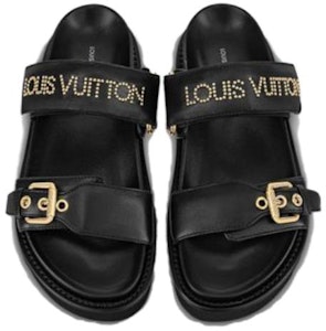 (W) Sandal Louis Vuitton Paseo Comfort 'Hitam Emas' 1AAB6F Purchase (W) Sandal Louis Vuitton Paseo Comfort 'Hitam Emas' 1AAB6F