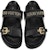 (W) Sandal Louis Vuitton Paseo Comfort 'Hitam Emas' 1AAB6F