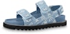 (W) Sandal Keselesaan Louis Vuitton Paseo 'Biru Putih' 1AB0T6