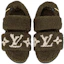 Purchase (W) Louis Vuitton Paseo Sandal Nyaman 'Olive' 1AA1GG