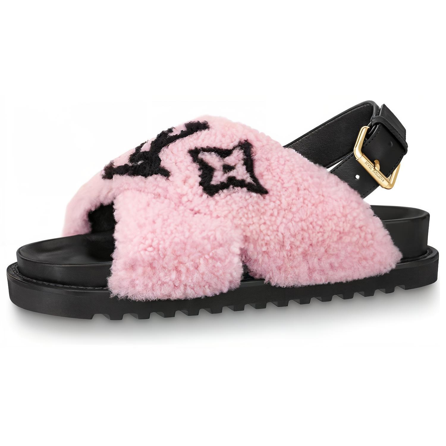 Buy (W) Louis Vuitton Sandal Paseo Selesa 'Merah Jambu' 1A9D68
