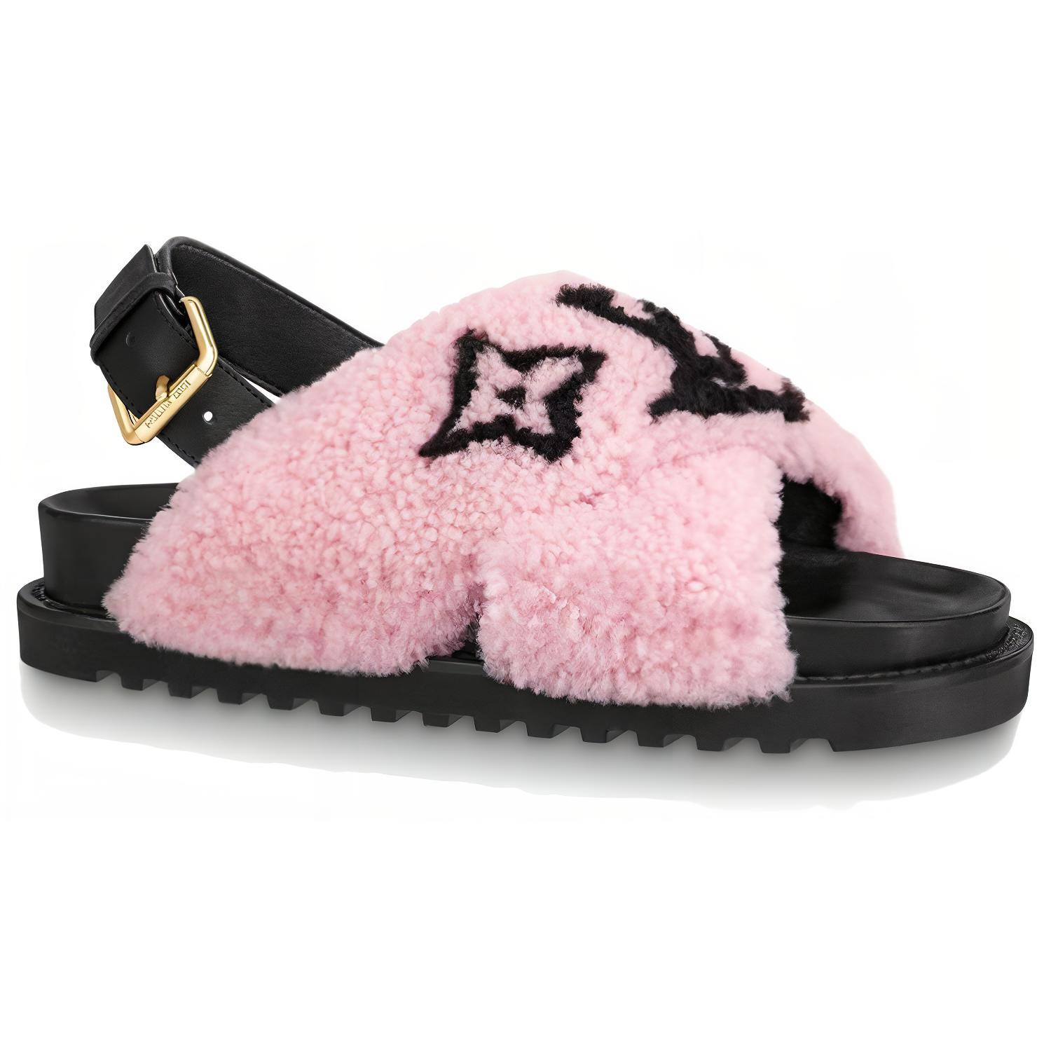 Order (W) Louis Vuitton Sandal Paseo Selesa 'Merah Jambu' 1A9D68