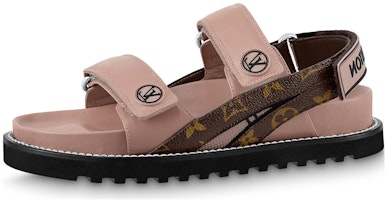 (Women) Louis Vuitton Paseo Comfort Sandal 'Pink Velcro' 1AB0Y8 (Women) Louis Vuitton Paseo Comfort Sandal 'Pink Velcro' 1AB0Y8