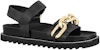 (W) Sandal Rata Louis Vuitton Paseo 'Hitam Emas' 1A8VS2