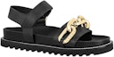 Order (W) Sandal Rata Louis Vuitton Paseo 'Hitam Emas' 1A8VS2