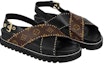 Lookbook (W) Sandal Louis Vuitton Paseo Flat Comfort 'Hitam Coklat' 1A8O1Y
