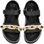 Purchase (W) Sandal Rata Louis Vuitton Paseo 'Hitam Emas' 1A8VS2