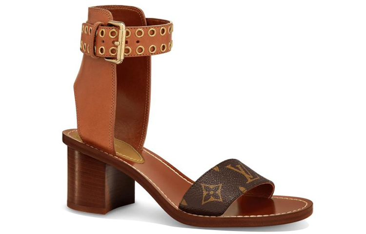 Order 路易威登 Passenger 丝滑小牛皮 女款 涼鞋 棕色