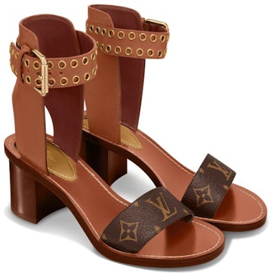 (Women) Louis Vuitton Passenger Sandal 'Brown' 1A64NL Lookbook (Women) Louis Vuitton Passenger Sandal 'Brown' 1A64NL