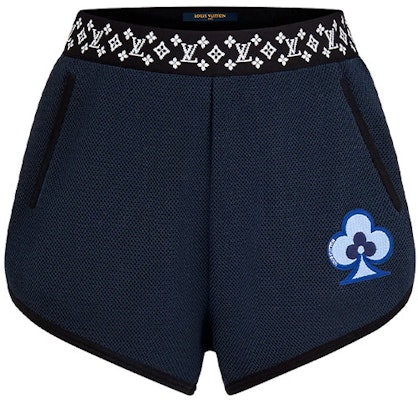 (W) 루이비통 패턴 미드라이즈 스트레이트 반바지 - 여성 - 다크 블루 1A8L84 Order (W) 루이비통 패턴 미드라이즈 스트레이트 반바지 - 여성 - 다크 블루 1A8L84