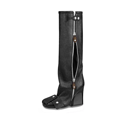 (W) LV Patti 'Black Wedge High-Top'