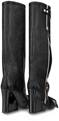 (W) Louis Vuitton Patti 'Black Wedge High-Top' Kasut Tinggi Hitam. 1A9C03 Lookbook (W) Louis Vuitton Patti 'Black Wedge High-Top' Kasut Tinggi Hitam. 1A9C03