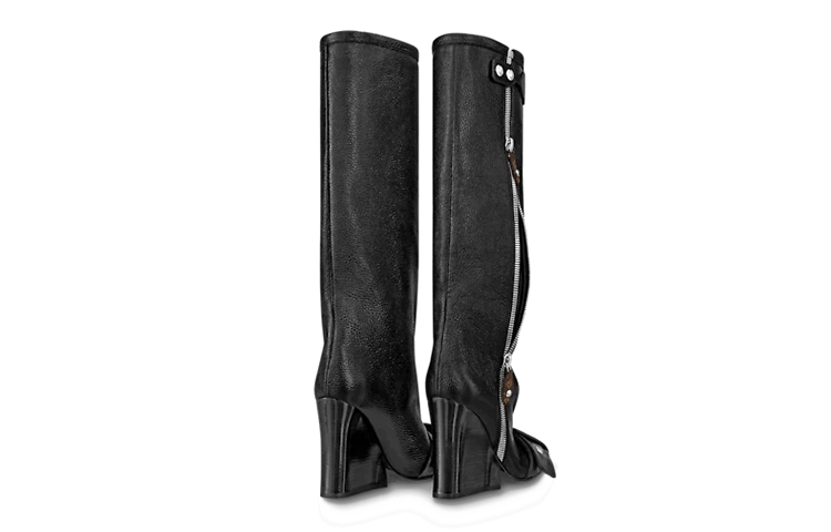 Shop (W) Louis Vuitton Patti 'Zapatillas Negras de Cuña Alta' 1A9C03