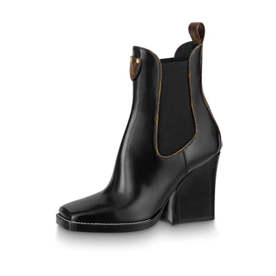 (W) LV Patti Boot 'Black Chelsea'