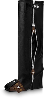 (Women) Louis Vuitton Patti High-Top Zip Boot 'Black Leather' 1AAEC9 Buy (Women) Louis Vuitton Patti High-Top Zip Boot 'Black Leather' 1AAEC9