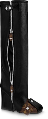 (Women) Louis Vuitton Patti High-Top Zip Boot 'Black Leather' 1AAEC9 Order (Women) Louis Vuitton Patti High-Top Zip Boot 'Black Leather' 1AAEC9