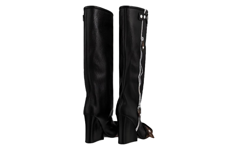 Shop (Women) Louis Vuitton Patti High-Top Zip Boot 'Black Leather' 1AAEC9