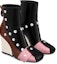 Lookbook (W) Louis Vuitton Patti Wedge Ankle Boot 'Hitam Merah Jambu' 1A9CL8