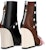 (W) Louis Vuitton Patti Wedge Ankle Boot 'Hitam Merah Jambu' 1A9CL8
