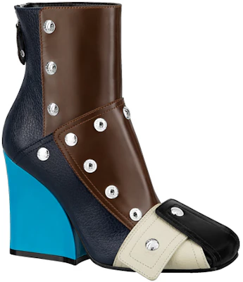 (Women) Louis Vuitton Patti Wedge Ankle Boot 'Blue' 1A9CKP Order (Women) Louis Vuitton Patti Wedge Ankle Boot 'Blue' 1A9CKP