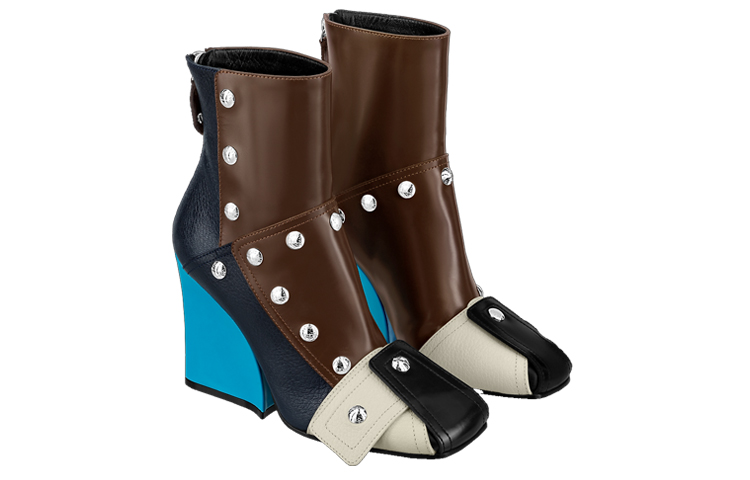 Lookbook (Women) Louis Vuitton Patti Wedge Ankle Boot 'Blue' 1A9CKP