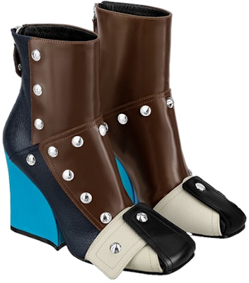 (Women) Louis Vuitton Patti Wedge Ankle Boot 'Blue' 1A9CKP Lookbook (Women) Louis Vuitton Patti Wedge Ankle Boot 'Blue' 1A9CKP