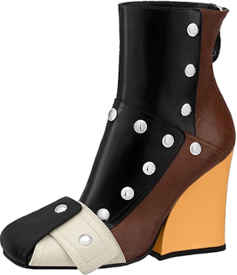 (Women) Louis Vuitton Patti Wedge Ankle Boot 'Chestnut' 1A9CJZ Buy (Women) Louis Vuitton Patti Wedge Ankle Boot 'Chestnut' 1A9CJZ