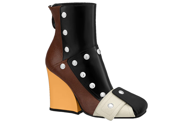 Order (W) Louis Vuitton Patti Wedge Ankle Boot 'Chestnut' Coklat Wanita. 1A9CJZ