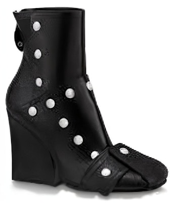 (Women) Louis Vuitton Patti Wedge Ankle Boot 'Studded Black' 1A9CGI Order (Women) Louis Vuitton Patti Wedge Ankle Boot 'Studded Black' 1A9CGI