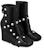 (W) Louis Vuitton Patti Wedge But Kasut Tumit Buku Lali 'Studded Black' 1A9CGI