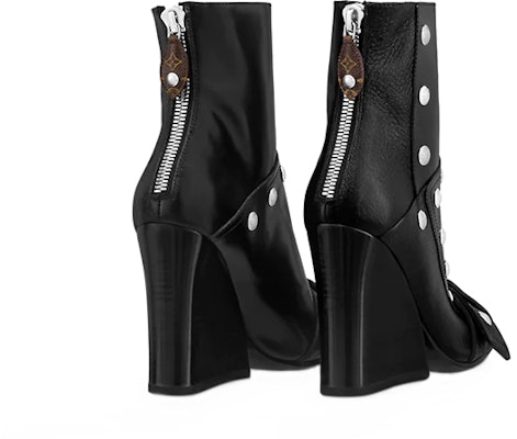(Women) Louis Vuitton Patti Wedge Ankle Boot 'Studded Black' 1A9CGI Shop (Women) Louis Vuitton Patti Wedge Ankle Boot 'Studded Black' 1A9CGI