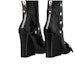 Shop (W) Louis Vuitton Patti Wedge But Kasut Tumit Buku Lali 'Studded Black' 1A9CGI