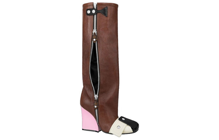 Order (W) Louis Vuitton Patti Wedge Boots 'Coklat' 1A9CNU