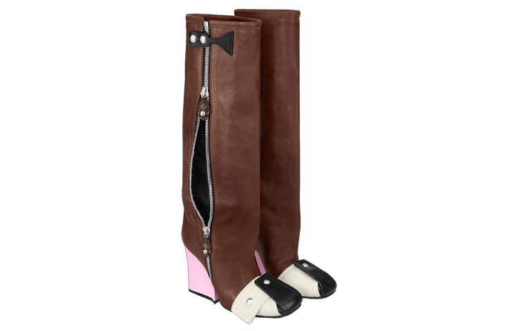 Lookbook (Women) Louis Vuitton Patti Wedge Boots 'Brown' 1A9CNU