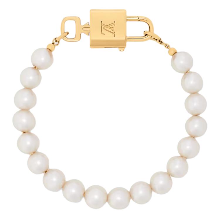 (Women) Louis Vuitton Pearlock Gold 2-in-1 Necklace for Women. M02977 圖 4