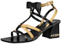 Buy (W) Sandali Louis Vuitton Peplum ''Nero Oro'' 1A9CD6