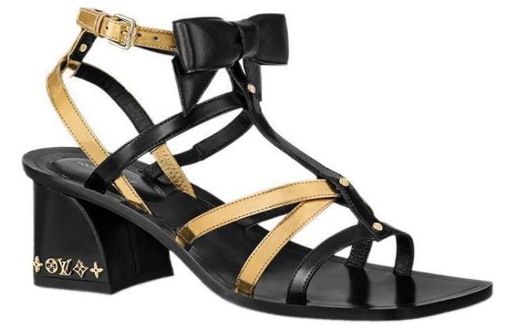 Order (W) Sandali Louis Vuitton Peplum ''Nero Oro'' 1A9CD6