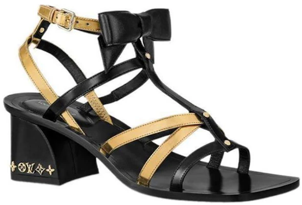 (W) Sandali Louis Vuitton Peplum ''Nero Oro'' 1A9CD6 Order (W) Sandali Louis Vuitton Peplum ''Nero Oro'' 1A9CD6