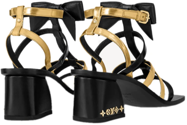 (W) Sandali Louis Vuitton Peplum ''Nero Oro'' 1A9CD6 Purchase (W) Sandali Louis Vuitton Peplum ''Nero Oro'' 1A9CD6
