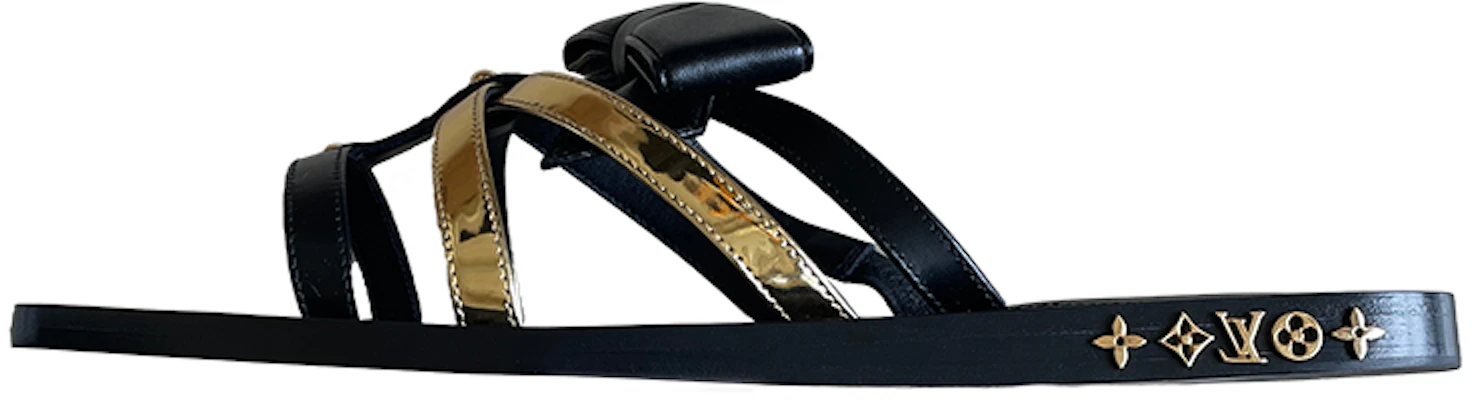(W) Louis Vuitton Peplum Sandalen ''Schwarz Gold'' 1A9CEH Buy (W) Louis Vuitton Peplum Sandalen ''Schwarz Gold'' 1A9CEH