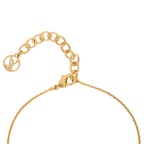 Purchase (W) 루이비통 쁘띠 루이 플로럴 골드 메탈 여성 팔찌 골드. M00374