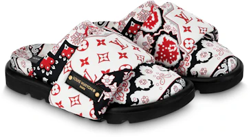 Lookbook LOUIS VUITTON Pillow 套穿 時尚涼拖 女款 白紅