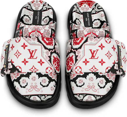 (W) Pantuflas Louis Vuitton Pillow 'Bootie' Blanco Rojo 1AAM58 Shop (W) Pantuflas Louis Vuitton Pillow 'Bootie' Blanco Rojo 1AAM58