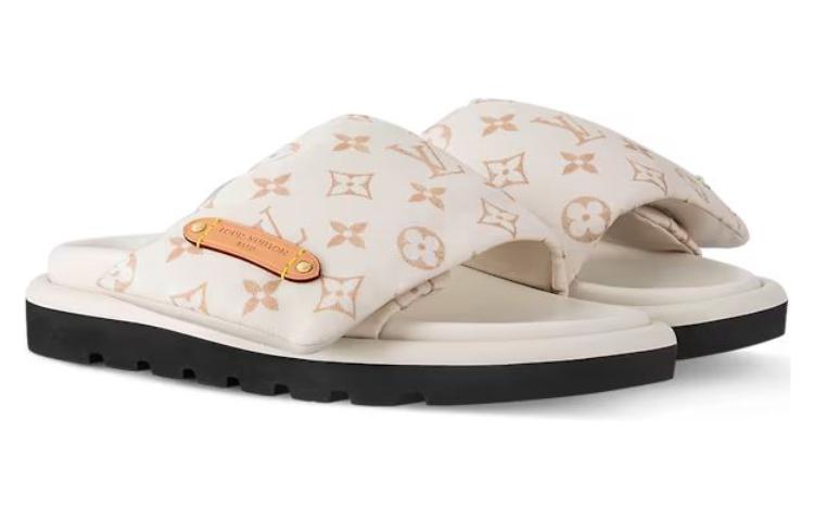 Lookbook LOUIS VUITTON Pillow 舒適百搭 一字拖 女款 粉色