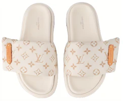 Shop LOUIS VUITTON Pillow 舒適百搭 一字拖 女款 粉色