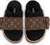Lookbook (W) Louis Vuitton Ciabatte Moda ''Faux Fur Monogram Nylon'' Marroni 1AAM3K