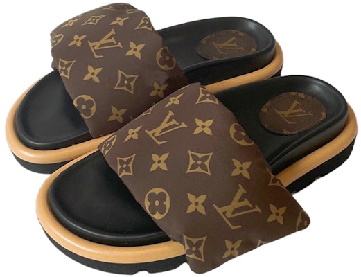 (Women) Louis Vuitton Pillow Boot 'Black Brown' 1A98GT Lookbook (Women) Louis Vuitton Pillow Boot 'Black Brown' 1A98GT