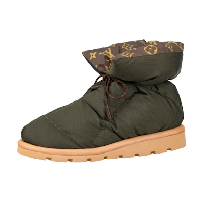 (W) LV Pillow CMFT Ankle Boots 'Olive Green with Brown'